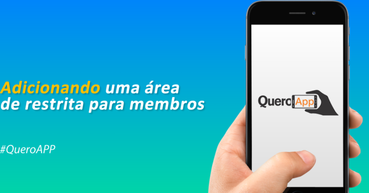 Adicionando uma área de restrita para membros