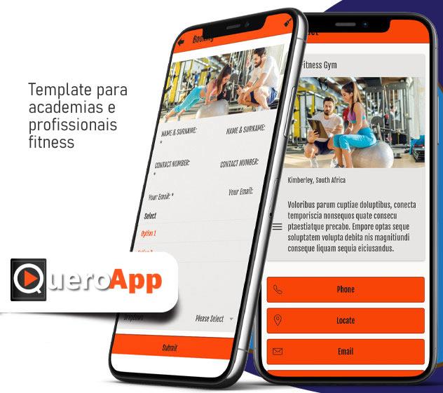 Template App GYM FITNESS