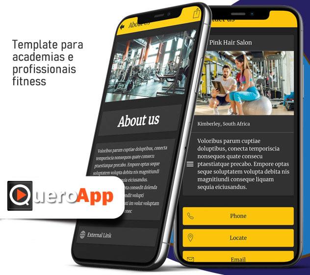 Template App GYM TRAINING