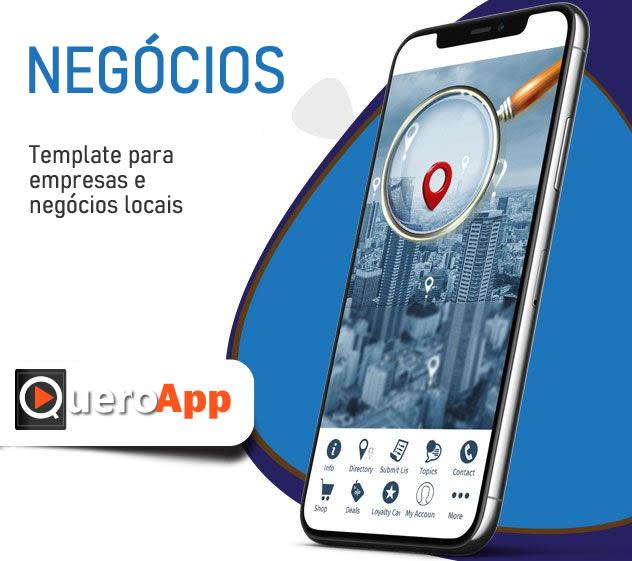 Template App CITY DIRECTORY para empresas e negócios